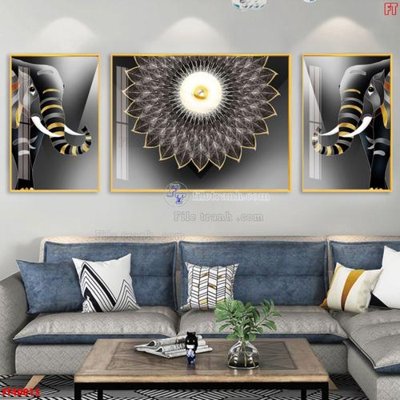 Tải về file gốc File tranh bộ hiện đại FT40015 (chuẩn in ấn)