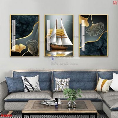 File tranh File tranh bộ hiện đại FT40029 (gốc) chủ đề trừu tượng