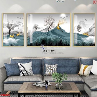 File in mica File tranh bộ hiện đại FT40049 (ảnh gốc) đẹp