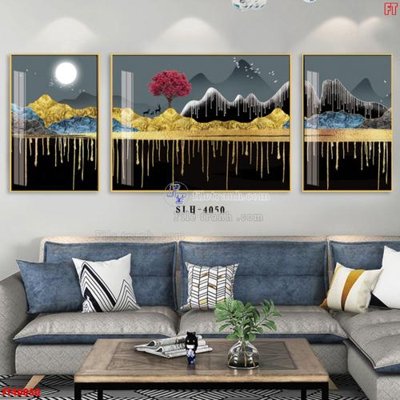 Tải file gốc File tranh bộ hiện đại FT40050 dùng cho in ấn