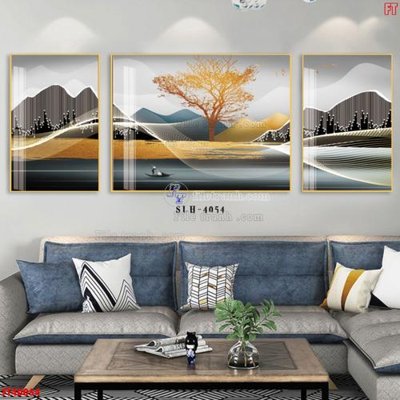 File tranh gốc File tranh bộ hiện đại FT40054 chủ đề hiện đại