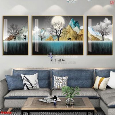 File tranh gốc File tranh bộ hiện đại FT40056 (bản quyền) file PSD