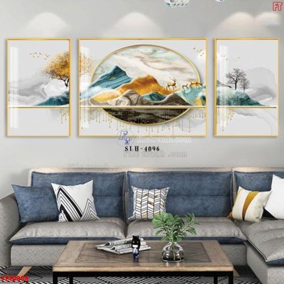 File gốc File tranh bộ hiện đại FT40096 (in ấn) không giới hạn