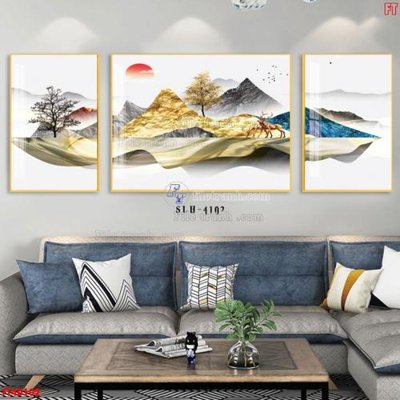 Tải file gốc in lụa File tranh bộ hiện đại FT40102 siêu nét