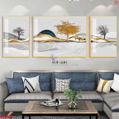 File gốc File tranh bộ hiện đại FT40103 (trang trí) phòng làm việc