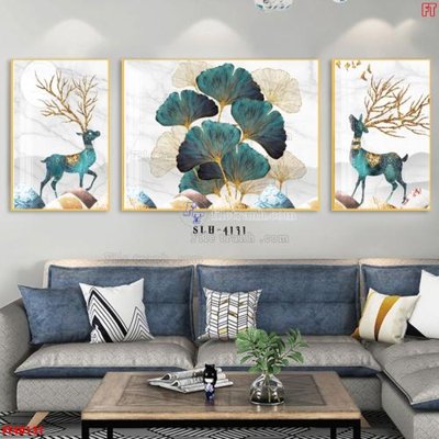 File gốc File tranh bộ hiện đại FT40131 (thiết kế) cho in ấn