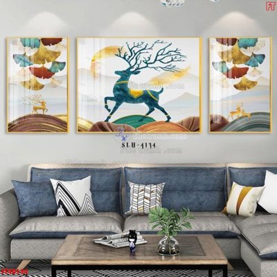 File gốc File tranh bộ hiện đại FT40134 (AI/EPS) cho in ấn