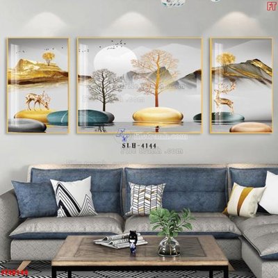 File gốc File tranh bộ hiện đại FT40144 (ảnh rõ nét) để in