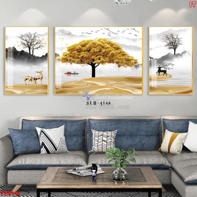 File tranh File tranh bộ hiện đại FT40146 (ảnh gốc) in trần 3D