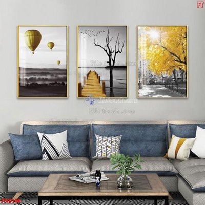 File gốc File tranh bộ hiện đại FT40188 (cho in ấn) độc quyền