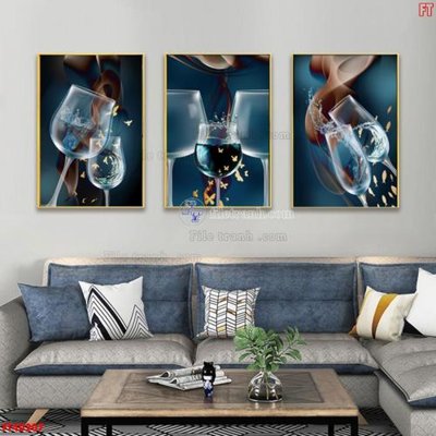 File in ấn cao cấp File tranh bộ hiện đại FT40207 (file gốc)