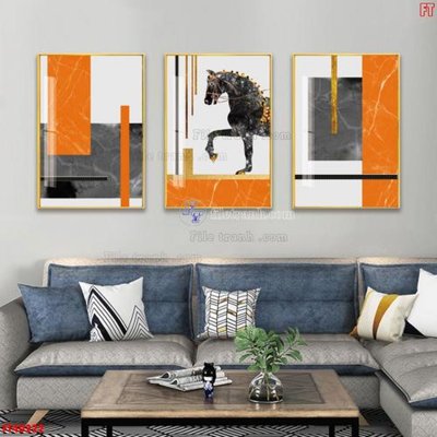 File gốc File tranh bộ hiện đại FT40222 (phong cách) châu Âu