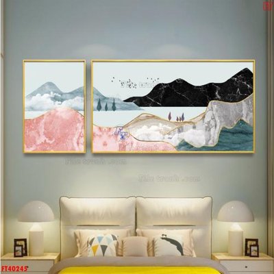 File tranh File tranh bộ hiện đại FT40245 (ảnh gốc) in trần xuyên sáng