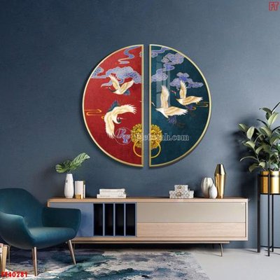 File ảnh File tranh bộ hiện đại FT40281 (gốc) in PP, decal