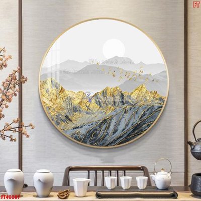 File in ấn File tranh bộ hiện đại FT40287 (bản gốc) chất lượng cao