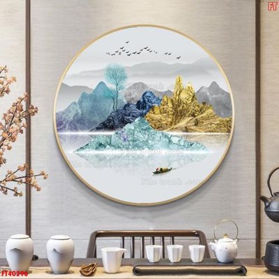 File in ấn File tranh bộ hiện đại FT40296 (bản gốc) chất lượng cao