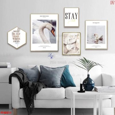 File tranh gốc File tranh bộ hiện đại FT40311 chủ đề hiện đại