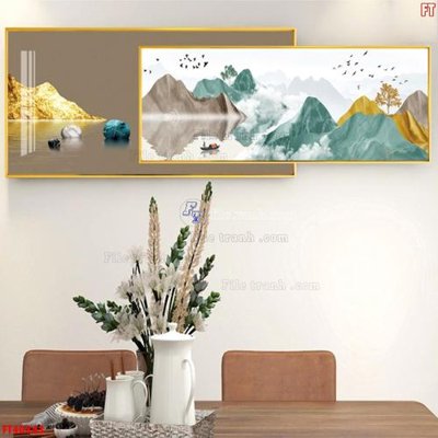 File PSD File tranh bộ hiện đại FT40343 (bản gốc) chất lượng nhất