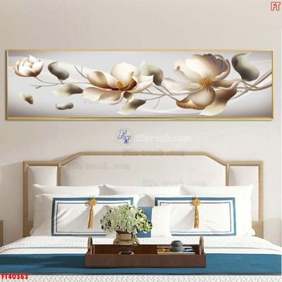 File tranh gốc in trần nhà File tranh bộ hiện đại FT40363 3D