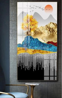 File in mica File tranh hiện đại pha lê gương FT404 (bản gốc) siêu trong