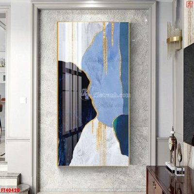 Hình ảnh file gốc File tranh bộ hiện đại FT40420 cho in UV