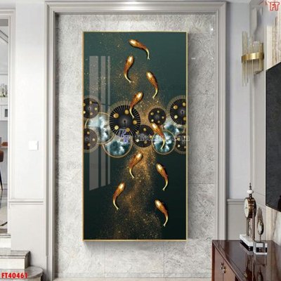 File ảnh File tranh bộ hiện đại FT40461 (gốc) in decal dán tường