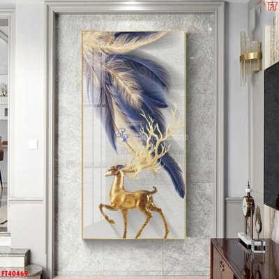 Download file gốc File tranh bộ hiện đại FT40469 (in mica) trong suốt