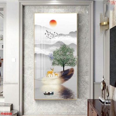 Download file gốc File tranh bộ hiện đại FT40504 (dùng cho in ấn)