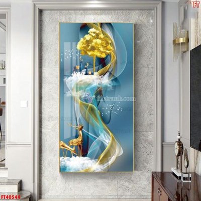 File PSD File tranh bộ hiện đại FT40544 (gốc) cho in quảng cáo