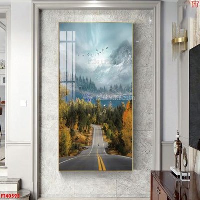 Ảnh gốc File tranh bộ hiện đại FT40595 (độ nét cao) in tráng gương