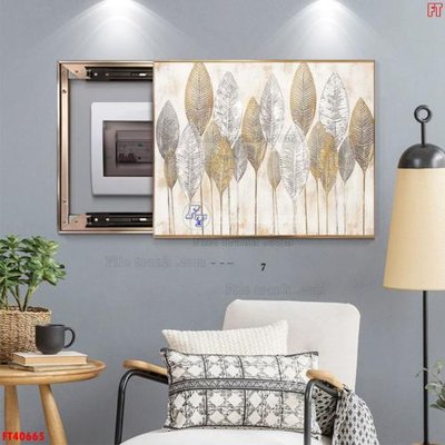 File tranh File tranh bộ hiện đại FT40665 (file gốc) chủ đề phong thủy