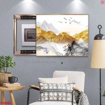 Chi tiết file tranh tráng gương File tranh bộ hiện đại FT40668 (ảnh gốc)
