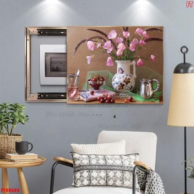 Chi tiết file gốc File tranh bộ hiện đại FT40684 (cho in tráng gương)