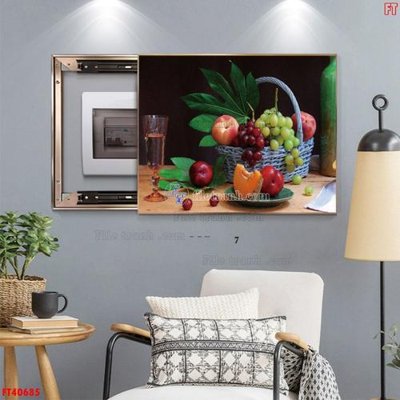 File tranh File tranh bộ hiện đại FT40685 (file gốc) chủ đề phong thủy