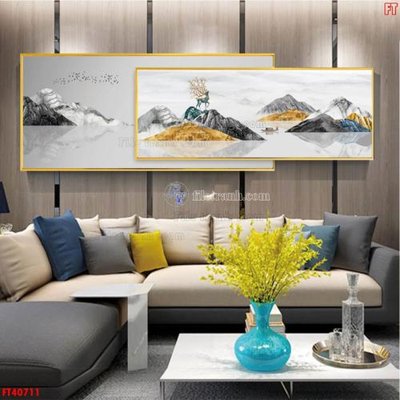 File tranh File tranh bộ hiện đại FT40711 (gốc) chủ đề thành phố