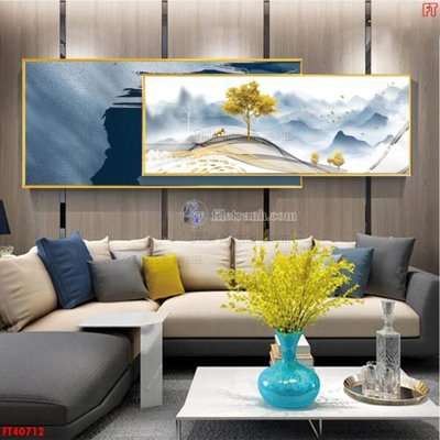 File tranh ảnh gốc File tranh bộ hiện đại FT40712 dùng cho in khổ lớn