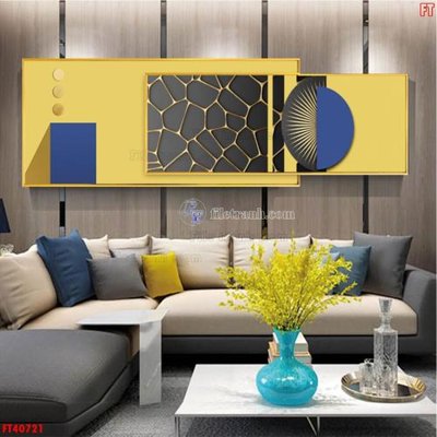 File gốc File tranh bộ hiện đại FT40721 (chuẩn màu) cho in offset