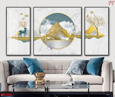 Tải file gốc File tranh bộ hiện đại FT41006 (bản PSD) đầy đủ layer