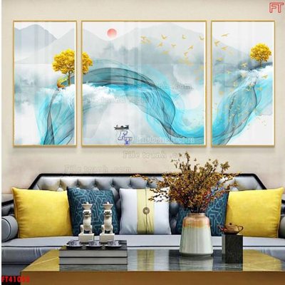 File gốc File tranh bộ hiện đại FT41055 (chuẩn CMYK) cho nhà in