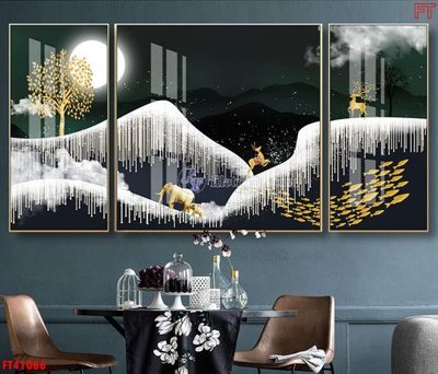 File in ấn chuyên nghiệp File tranh bộ hiện đại FT41066 (file gốc)