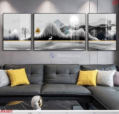 File PSD File tranh bộ hiện đại FT41077 (nguyên gốc) chất lượng cao