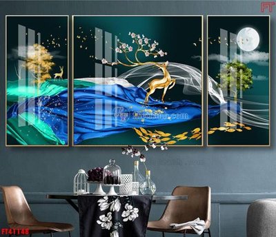 File tranh gốc File tranh bộ hiện đại FT41148 (bản đẹp) độc quyền