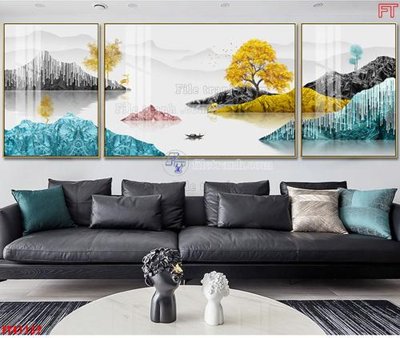 File gốc File tranh bộ hiện đại FT41157 (dành cho quảng cáo)