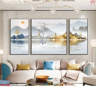 File in trần File tranh bộ hiện đại FT41186 (bản gốc) trời sao