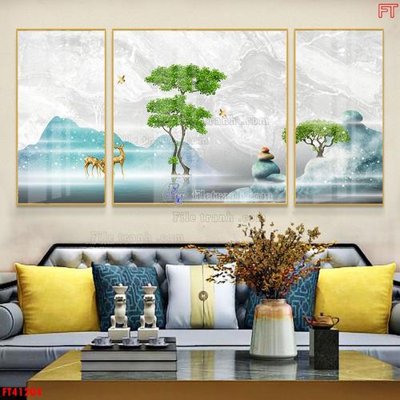 Tải file File tranh bộ hiện đại FT41204 (PSD) cho in ấn quảng cáo