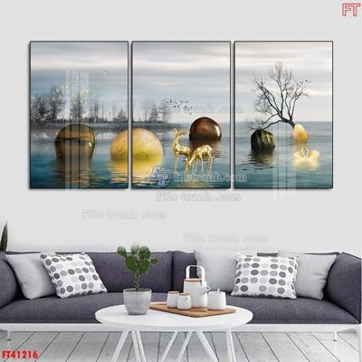 File gốc File tranh bộ hiện đại FT41216 (PNG) chất lượng cao