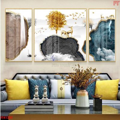 Download file tranh PSD File tranh bộ hiện đại FT41237 để chỉnh sửa