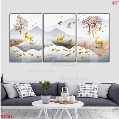 File gốc File tranh bộ hiện đại FT41253 (PNG) chất lượng cao