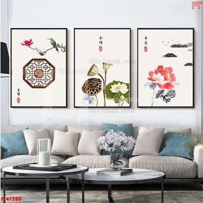 Tải file File tranh bộ hiện đại FT41280 (gốc) làm file thiết kế
