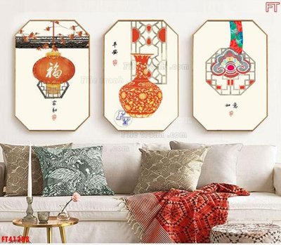 File tranh File tranh bộ hiện đại FT41288 (gốc) chủ đề thành phố